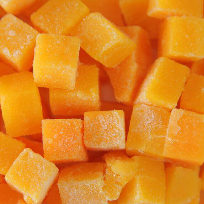 Organic Coquena Squash IQF Diced