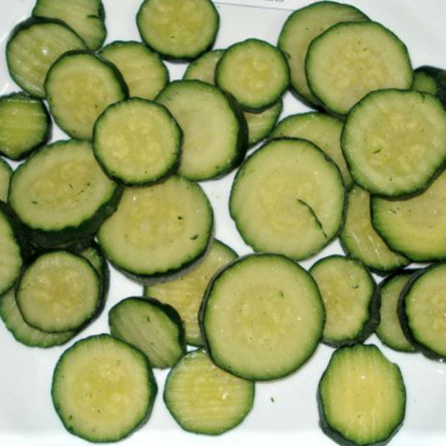 Green Zucchini Slices